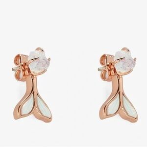 Pura Vida | Mermaid Fin Ear Jacket Rose Gold Boho Beach Nautical